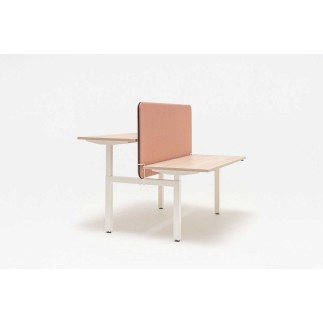 Scrivania 2 Posti con Altezza Regolabile Motorizzata - Ogi Drive Bench | MDD