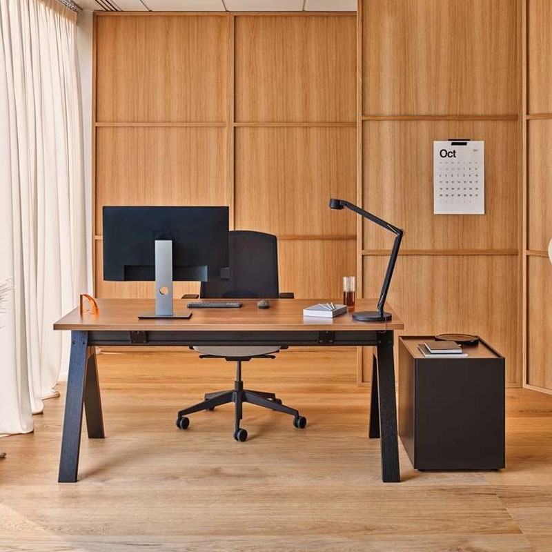 Wood Single Executive Desk - Viga | MDD