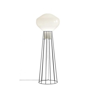 Floor Lamp in Glass and Metal - Aérostat | Fabbian