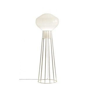 Floor Lamp in Glass and Metal - Aérostat