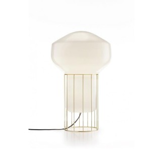 Table Lamp in Glass and Metal - Aérostat | Fabbian