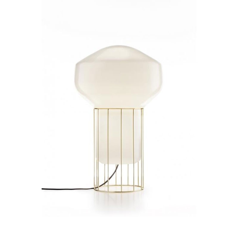 Table Lamp in Glass and Metal - Aérostat | Fabbian