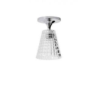 Ceiling Lamp with Glass and Metal - Flow