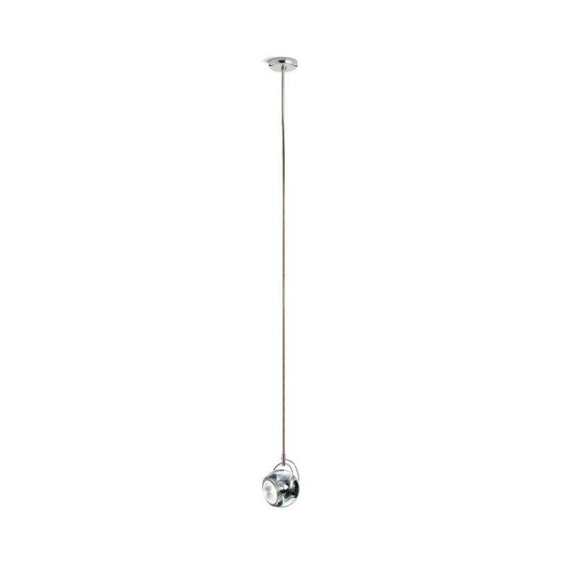 Hanging Lamp with Adjustable Spotlight - Beluga | Fabbian