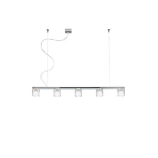 Suspension Lamp 5 lights - Cubetto | Fabbian