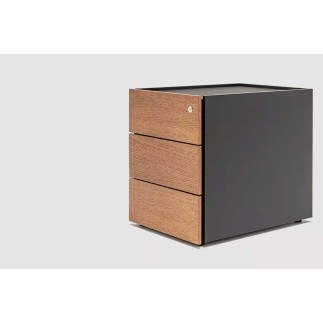 Office Chest of Drawers with Back Compartment - Viga