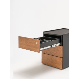 Office Chest of Drawers with Back Compartment - Viga | MDD