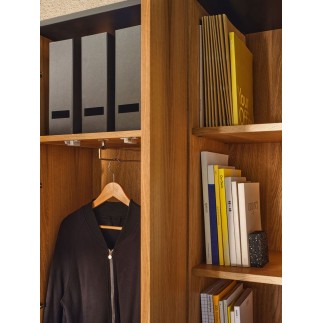 Wardrobe Cabinet with Open Compartment - Viga | MDD