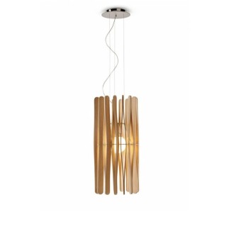 Suspension Lamp in Wood - Stick