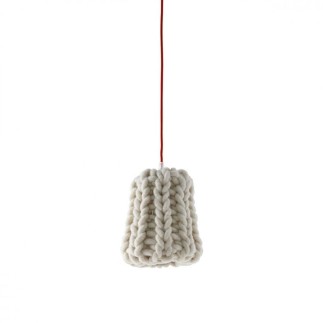 Hanging Lamp with Lampshade in Wool - Granny