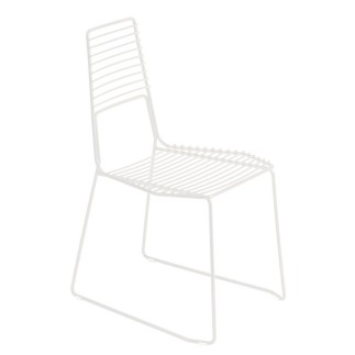 Metal Chair with Low Backrest - Alieno