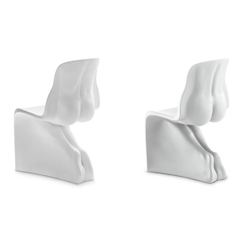 Set of 2 Chairs in Polyethylene - Him&Her | Casamania