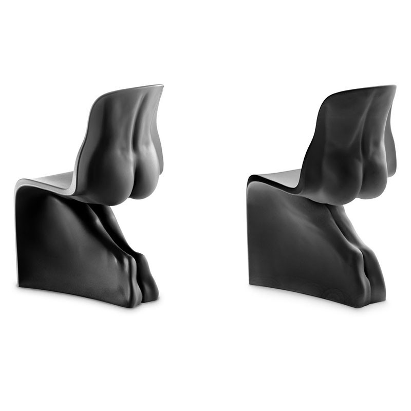 Set of 2 Chairs in Polyethylene - Him&Her | Casamania