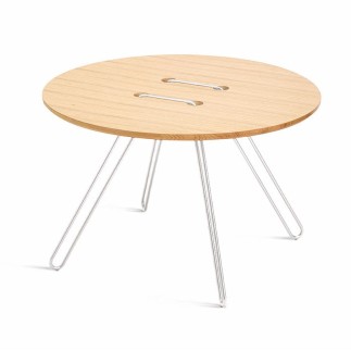 Button-Shaped Coffee Table - Twine | Casamania