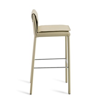 Covered Stool with Footrest - Agata Deluxe | Julia