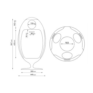 Contenitore per Raccolta Differenziata - Ovetto ABS | SoldiDesign