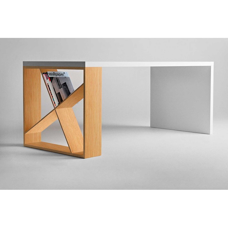 Scrivania di Design con Libreria - J-Table | Horm