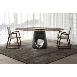 Poltroncina con Braccioli e Gambe in Legno - Ray | Horm