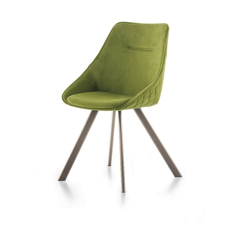 Design Chair in Fabric and Metal - Bilbao | IsaProject