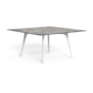 Outdoor Square Table in Aluminium - Cleo | Talenti