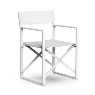 Folding outdoor chair in aluminium - Chic Director | Talenti