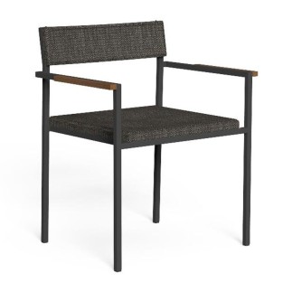 Stackable Outdoor Armchair with Armrests - Casilda