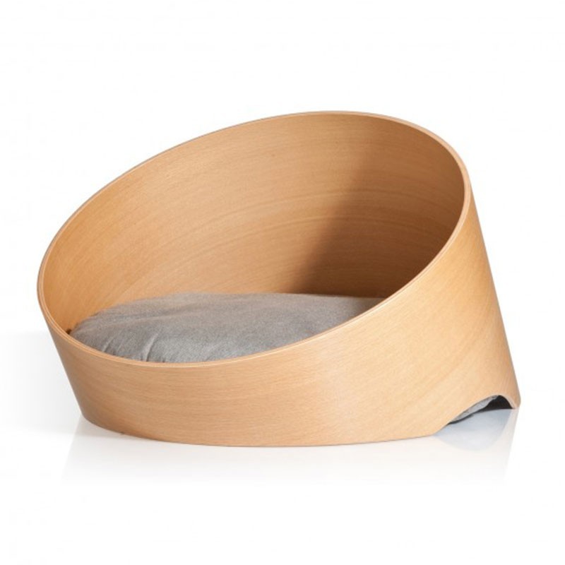 Dog and cat bed in wood - Covo | Miacara