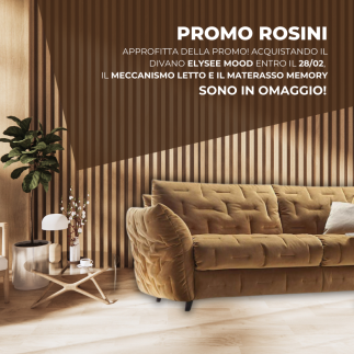 Rosini Sofa With or Without Bed Mechanism - Elysee Mood | Rosini