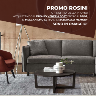 Rosini Convertible Sofa - Venezia Soft - Venezia Soft