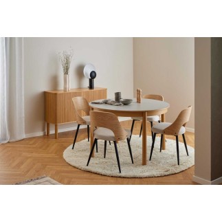 Dining Chair with Wooden Backrest - Lady | Isarreda