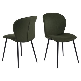 Chair with Upholstered Seat and Back - Polly | Isarreda