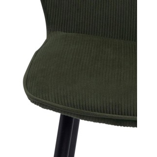 Chair with Upholstered Seat and Back - Polly | Isarreda