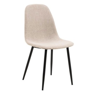 Upholstered Chair with Wooden Legs - Sofy | Isarreda