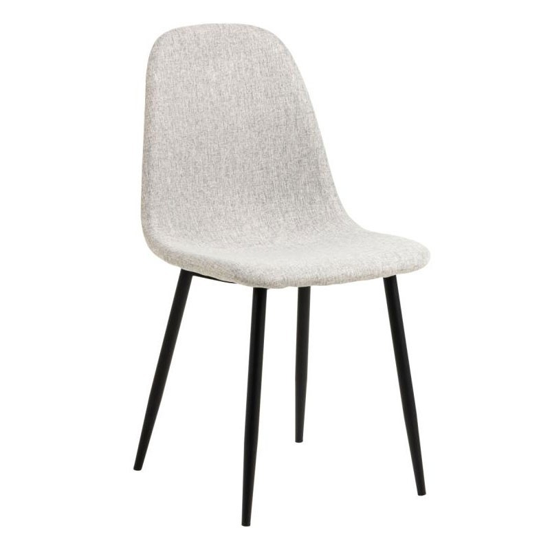 Upholstered Chair with Wooden Legs - Sofy | Isarreda