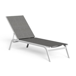 Stackable sun lounger with adjustable back - Step - Sun Loungers - ISA Project