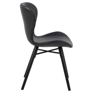 Dining Chair Upholstered in Eco-Leather or Fabric - Remus | Isarreda