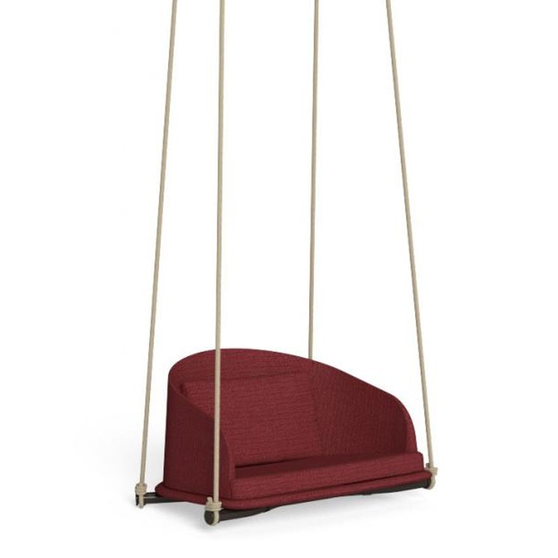 Hanging Swing in Wood and Fabric - Cleo Teak | IsaProject