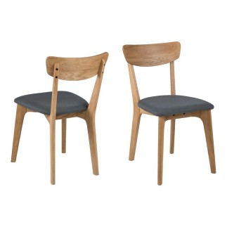 Wooden Chair with Upholstered Cushion - Leon | Isarreda