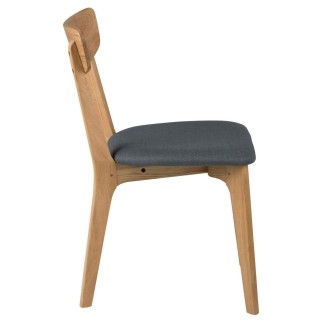 Wooden Chair with Upholstered Cushion - Leon | Isarreda