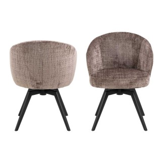 Padded Chair with Armrests - Darlene | Isarreda