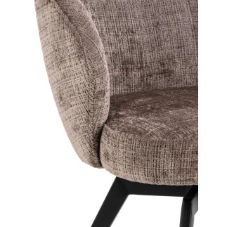 Padded Chair with Armrests - Darlene | Isarreda