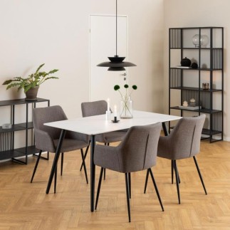 Upholstered Armchair for Dining Room - Lizzy | Isarreda