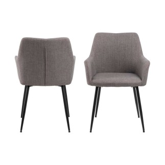 Upholstered Armchair for Dining Room - Lizzy | Isarreda