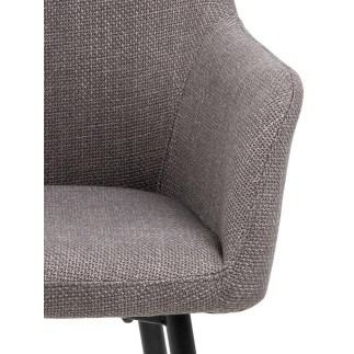 Upholstered Armchair for Dining Room - Lizzy | Isarreda