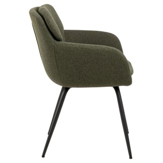 Chair with Armrests and Zip - Dora | Isarreda