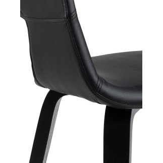 Dining Chair Upholstered in Eco-leather - Nova | Isarreda