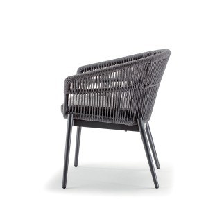 Outdoor Armchair with Rope Upholstery - Tropea