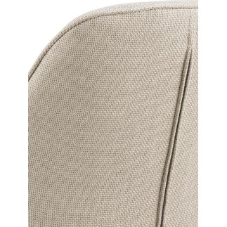 Armchair with Steel Trestle Legs - Aura| Isarreda