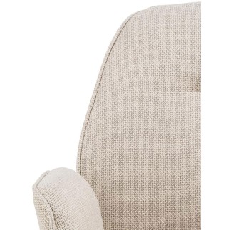 Armchair with Steel Trestle Legs - Aura| Isarreda