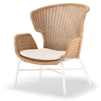 Poltrona Lounge in Corda Effetto Naturale - Ocean | Grattoni